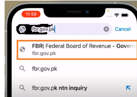 FBR website URL