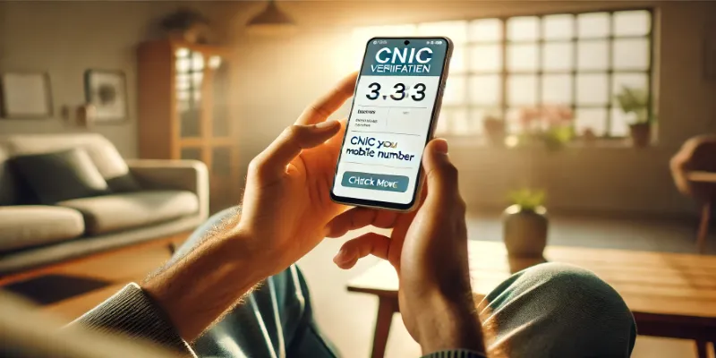 This Image Is About How to Check CNIC Number with Mobile Number?